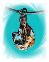 Sculpted Yowah Opal Pendant - Chris Ware